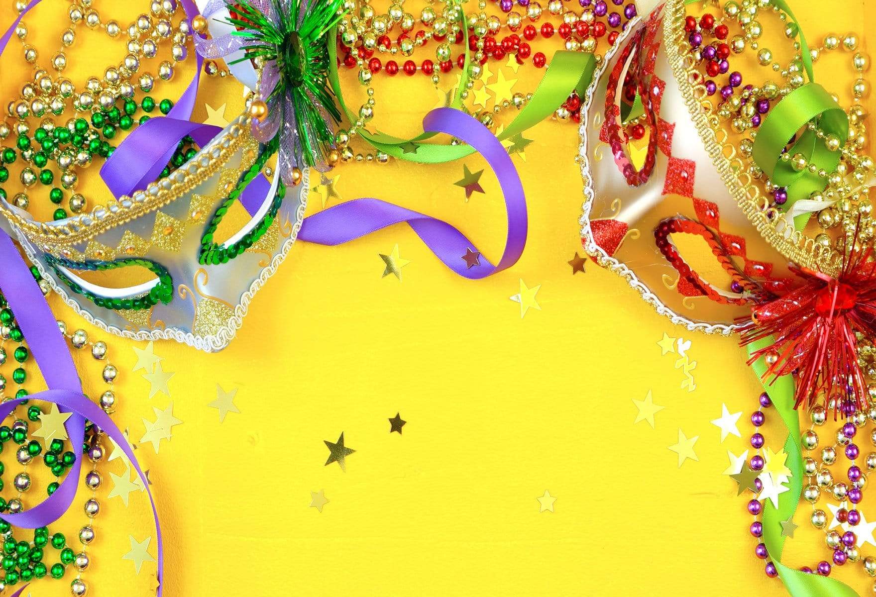 Kate Carnival Yellow Background With And Accessories for Photography - Kate Backdrop AU