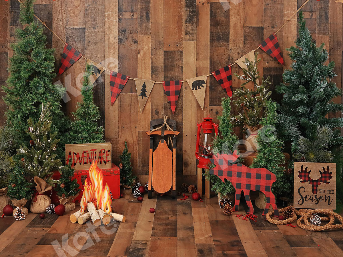 Kate Wood Xmas Toy Christmas Backdrop - Kate Backdrop AU