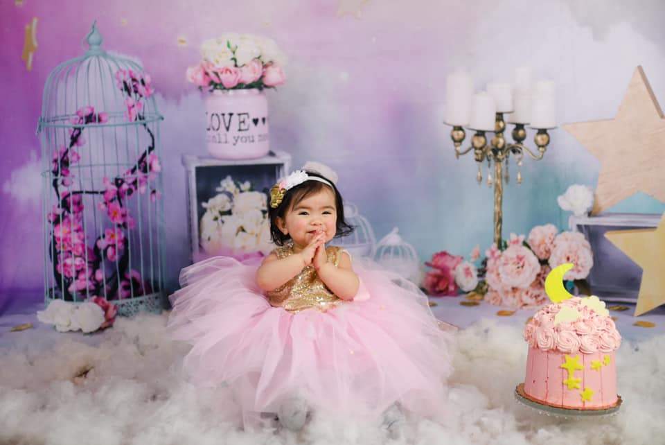 Kate Fantastic Cake smash birthday Backdrop for Photography designed by Studio Gumot - Kate Backdrop AU