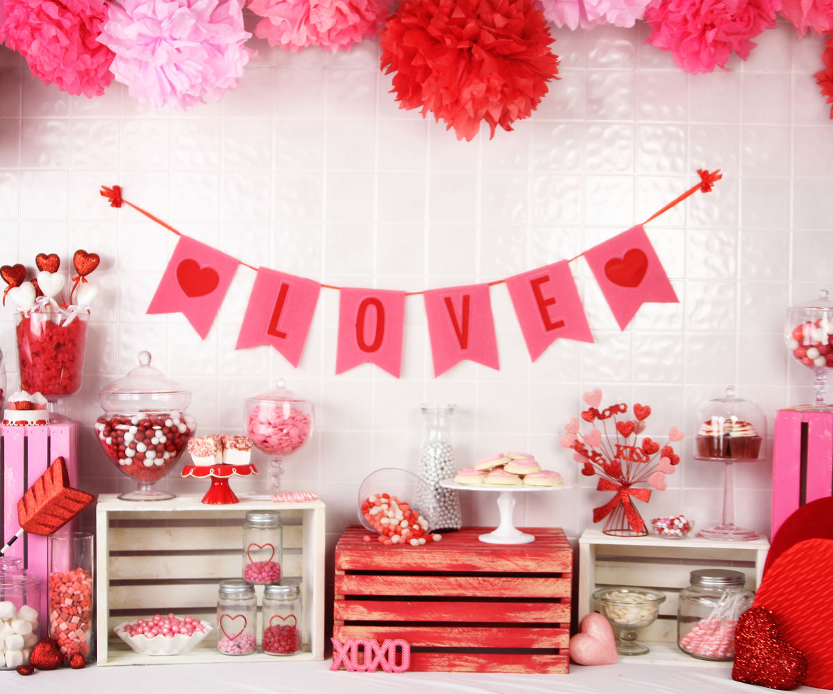 Kate Valentine Sweet Shoppe Backdrop designed by Arica Kirby - Kate Backdrop AU