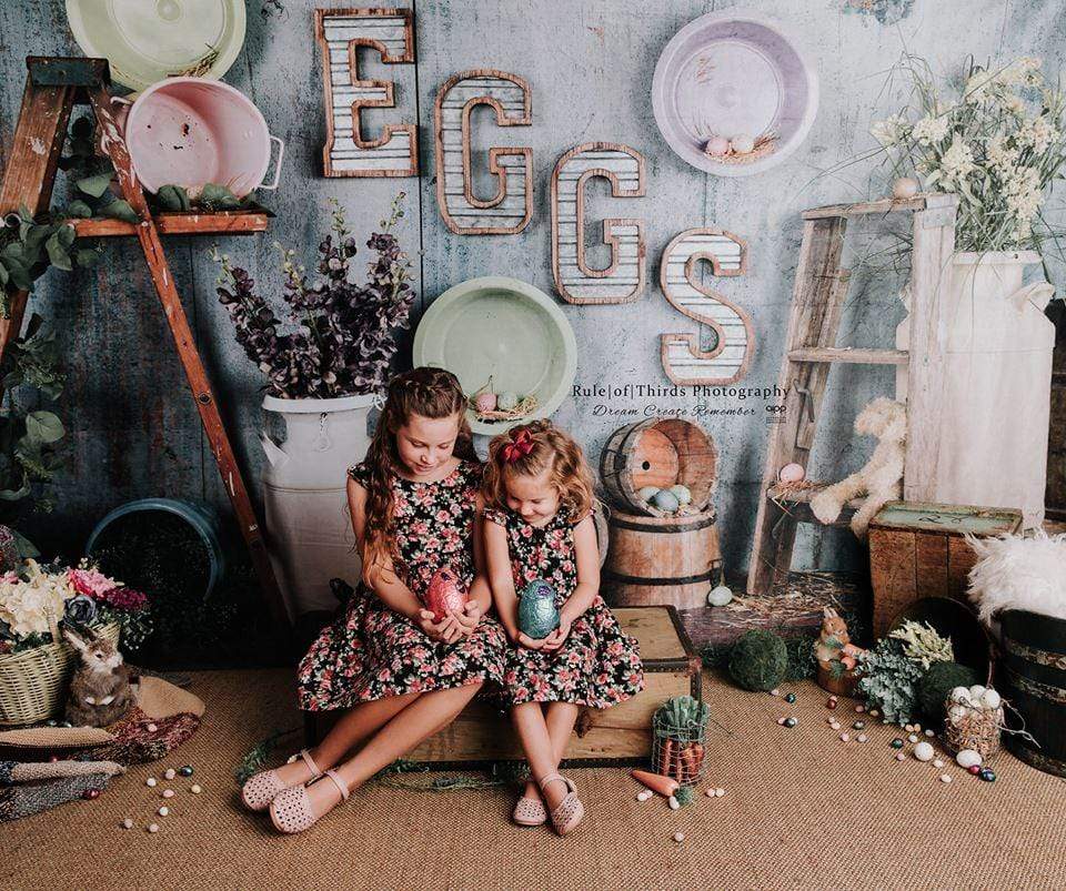 Kate Egg-celent Easter Backdrop designed by Arica Kirby - Kate Backdrop AU