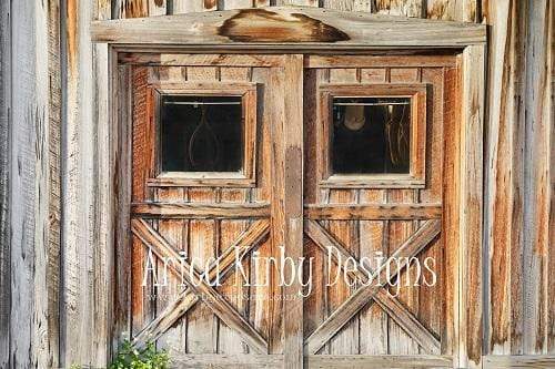 Kate Tack Barn Spring Backdrop for Photography designed by Arica Kirby - Kate Backdrop AU