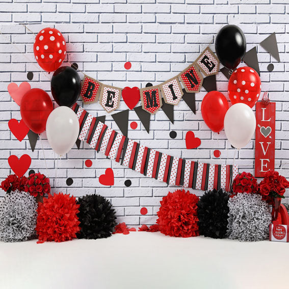 Kate Mouse Valentine Backdrop - Kate Backdrop AU