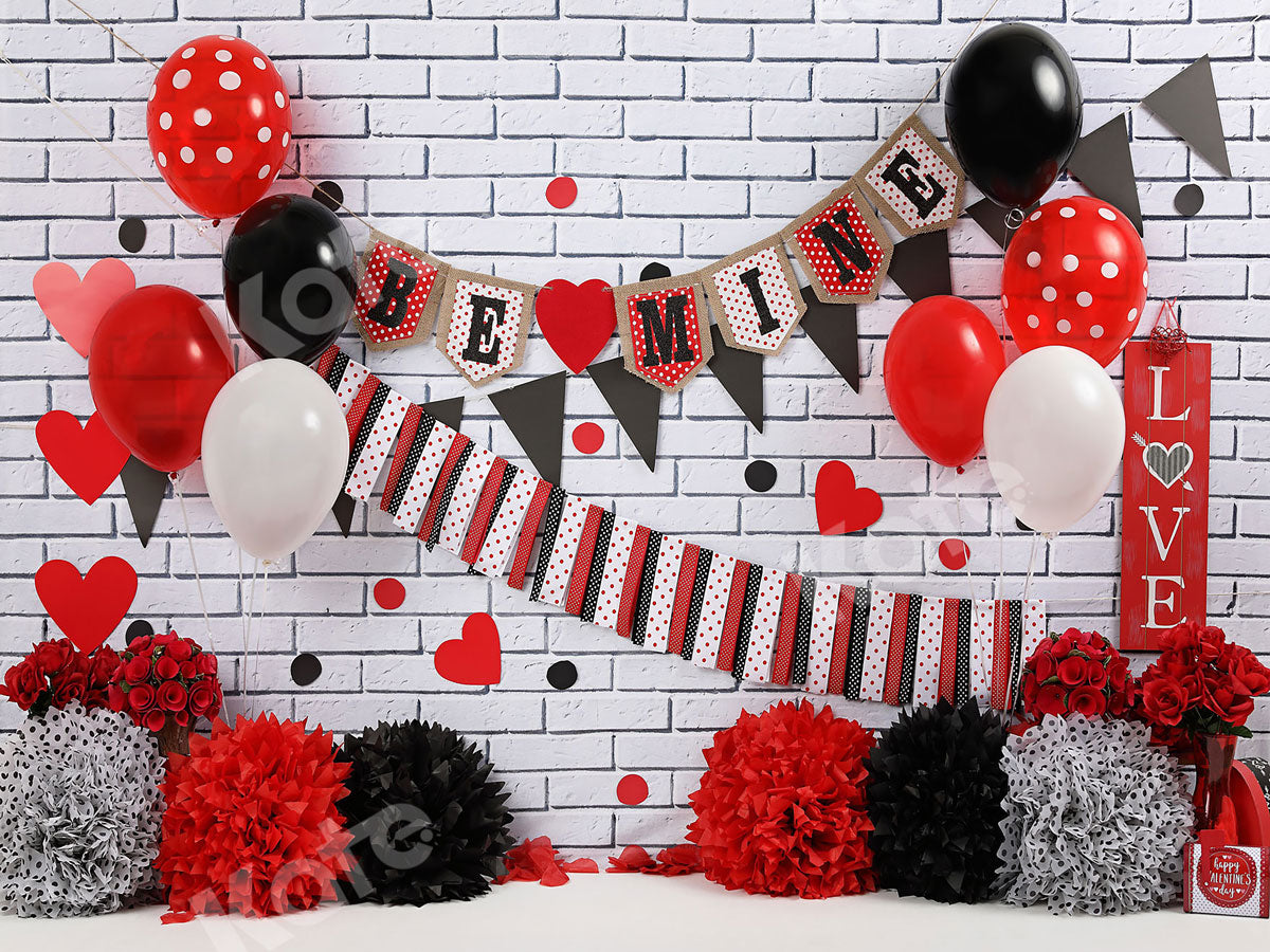 Kate Mouse Valentine Backdrop - Kate Backdrop AU