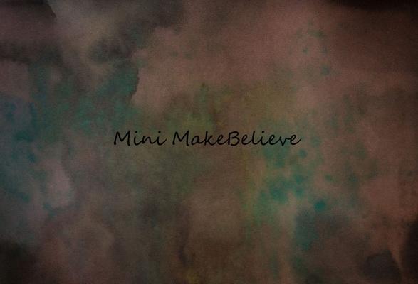 Kate Brown Mixed wiht Green Abstract Backdrop for Photography Designed by Mini MakeBelieve - Kate Backdrop AU