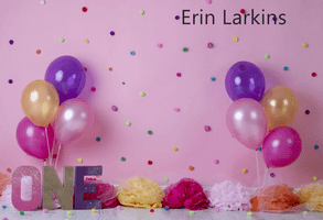 Kate Balloons And Decorations Birthday Children Backdrop for Photography Designed by Erin Larkins - Kate Backdrop AU