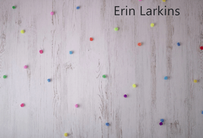 Kate Gray-white Wood with Decorations Children Backdrop for Photography Designed by Erin Larkins - Kate Backdrop AU