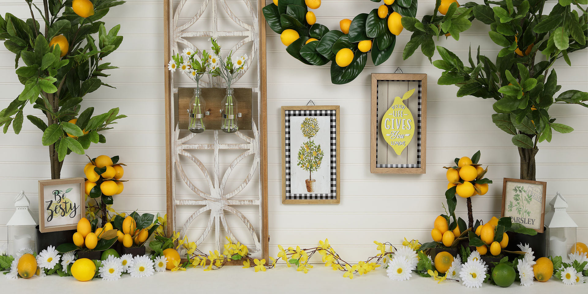 Kate Lemon Be Zesty Spring Backdrop - Kate Backdrop AU