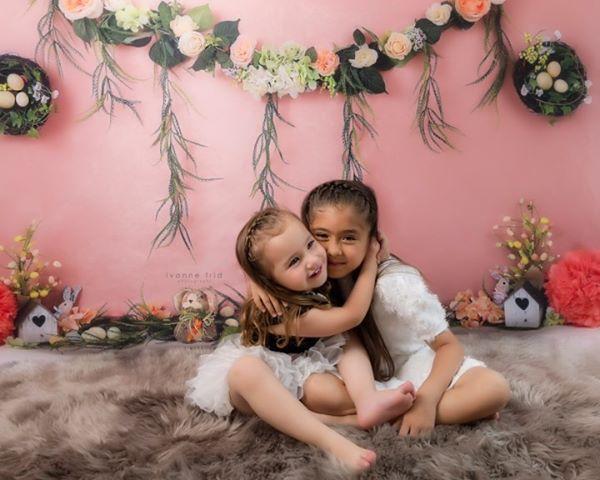 Kate Sweet Beauty and Easter/Spring Flowers - Kate Backdrop AU