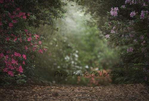 Kate Pink Floral Garden spring Backdrop for Photography Designed by Pine Park Collection - Kate Backdrop AU