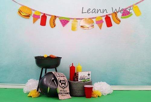 Kate Children Holiday Picnic Spring Backdrop for Photography Designed by Leann West - Kate Backdrop AU