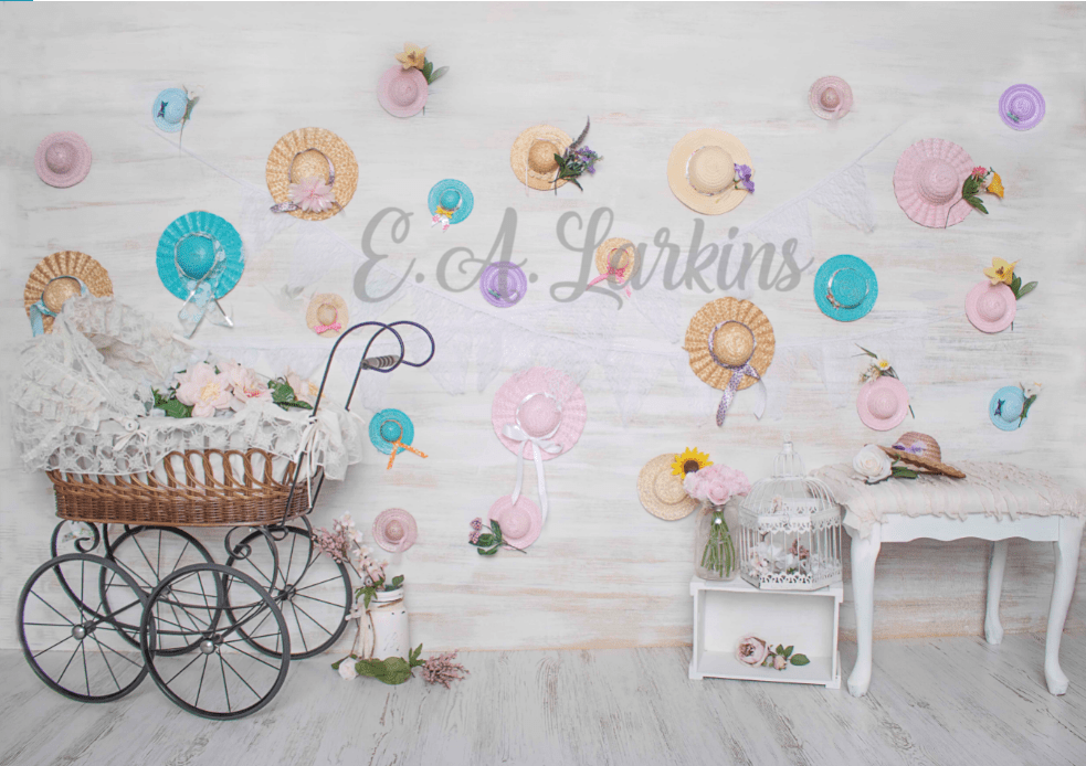 Kate Amothers Love Mothers day Backdrop for Photography Designed by Erin Larkins - Kate Backdrop AU