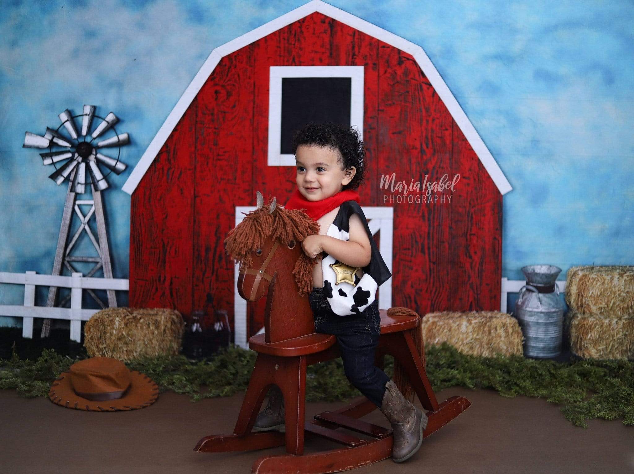 Kate Barnyard Fun Children Summer Backdrops Designed by Arica Kirby - Kate Backdrop AU