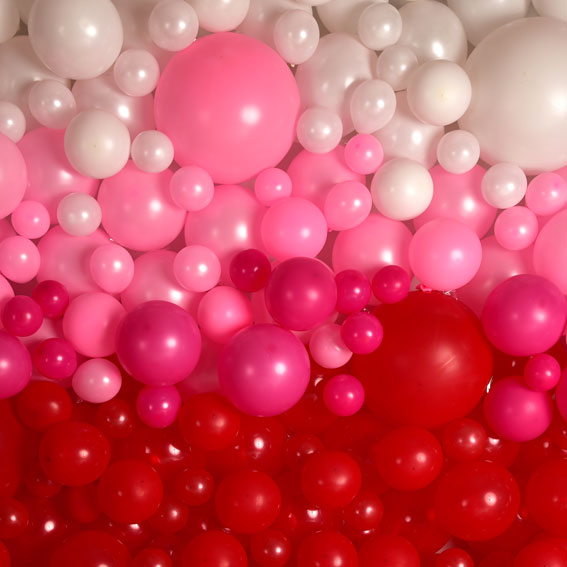 Kate Valentines Day Balloon Wall Backdrop for Photography Designed by Mandy Ringe Photography - Kate Backdrop AU