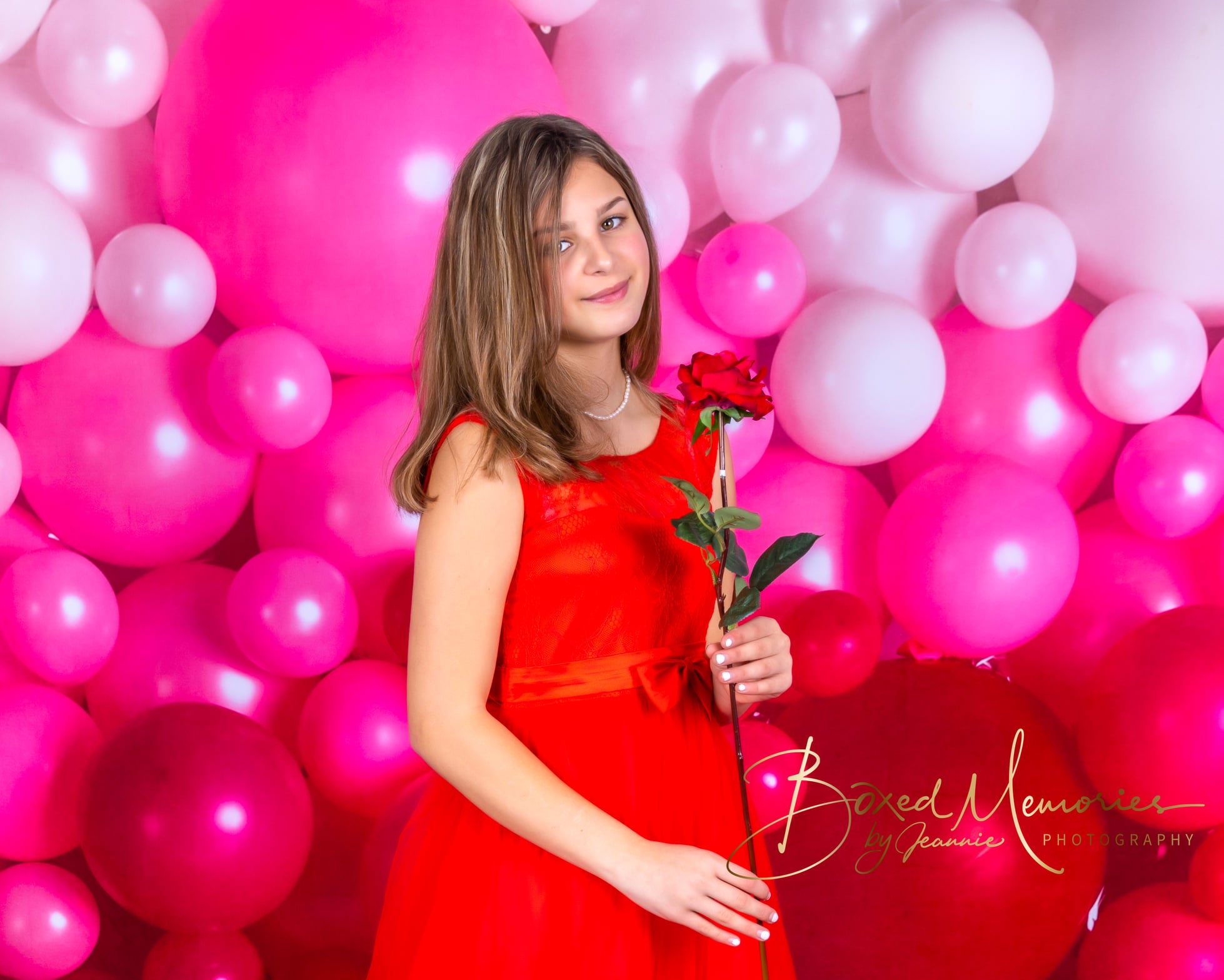 Kate Valentines Day Balloon Wall Backdrop for Photography Designed by Mandy Ringe Photography - Kate Backdrop AU