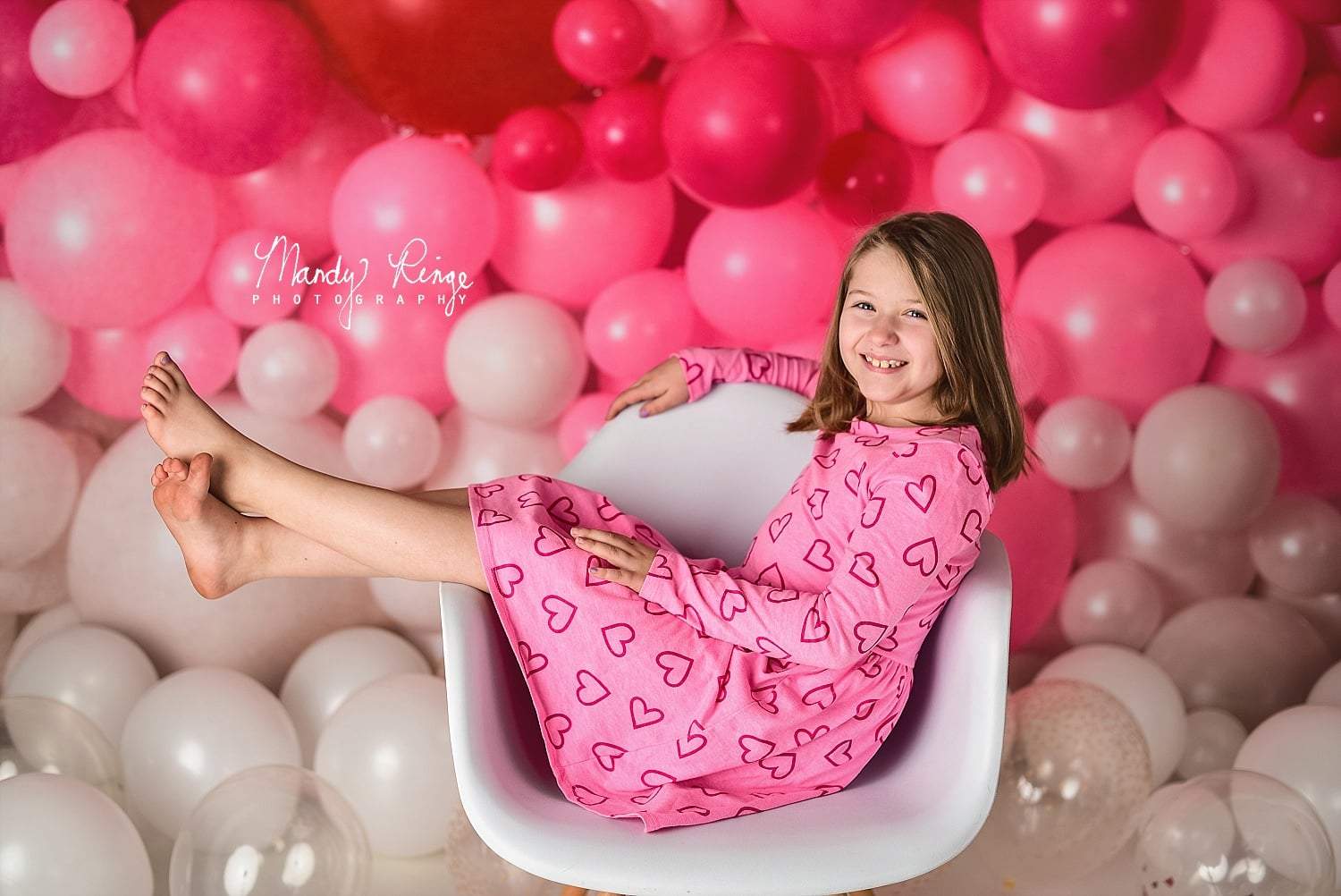 Kate Valentines Day Balloon Wall Backdrop for Photography Designed by Mandy Ringe Photography - Kate Backdrop AU
