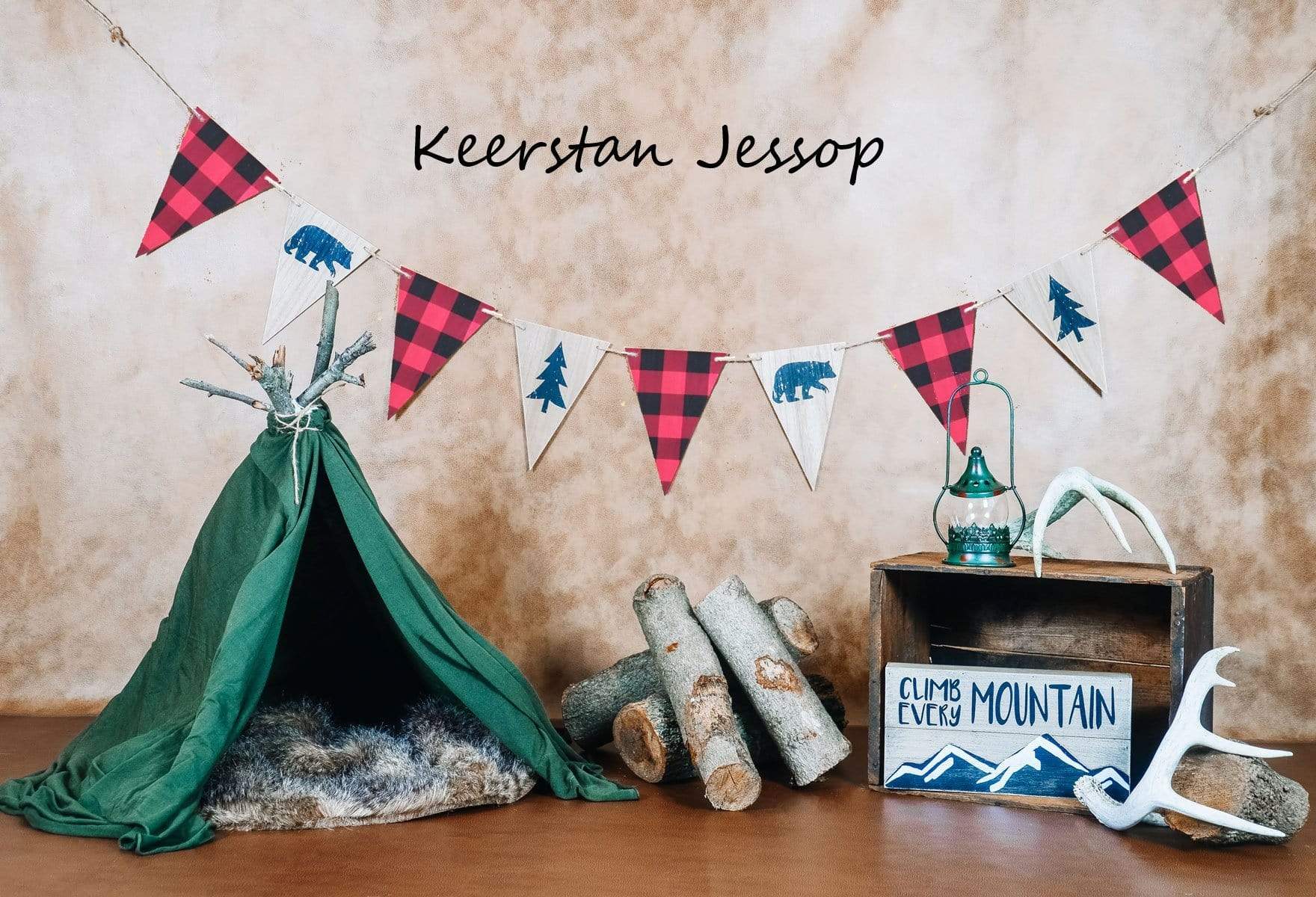 Kate Summer Camping Children Backdrop for Photography Designed by Keerstan Jessop - Kate Backdrop AU