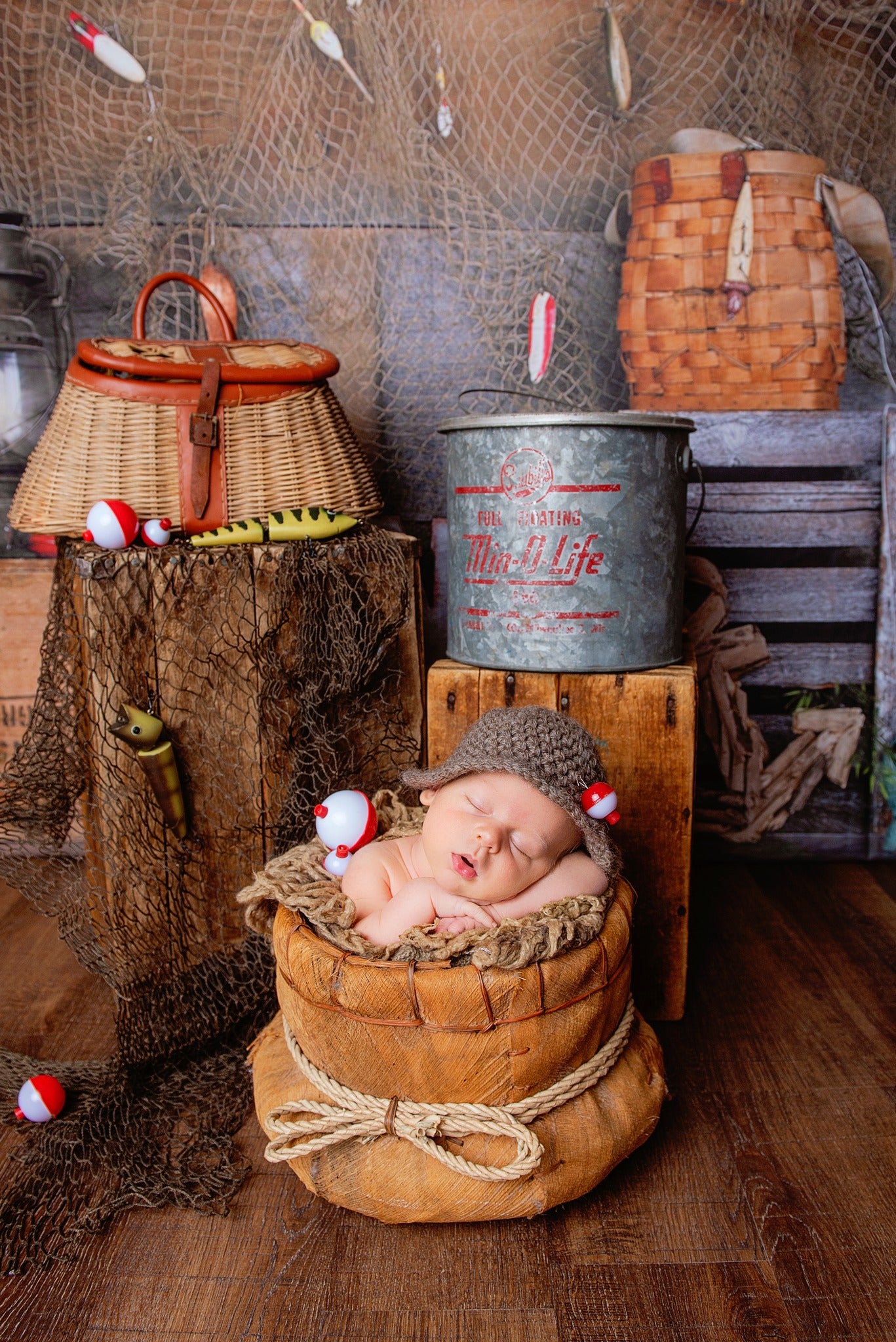 Kate Go Fishing Children Backdrop for Photography Designed By Arica Kirby - Kate Backdrop AU