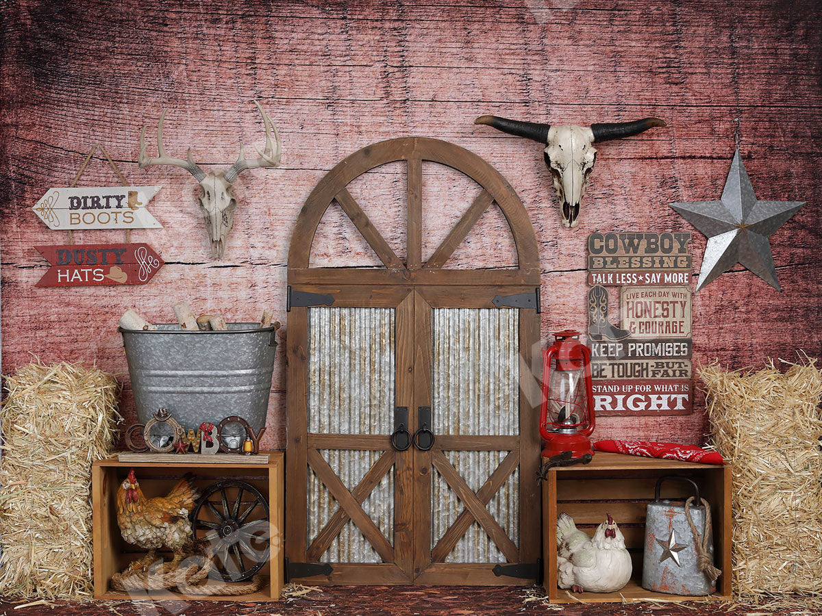 Kate Autumn Country Farm Backdrop - Kate Backdrop AU
