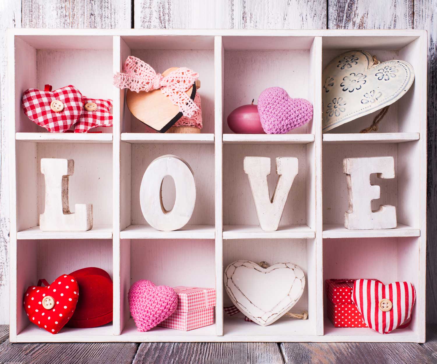 Kate Pink Heart With Love Valentine's Day Backdrop for Photography - Kate Backdrop AU