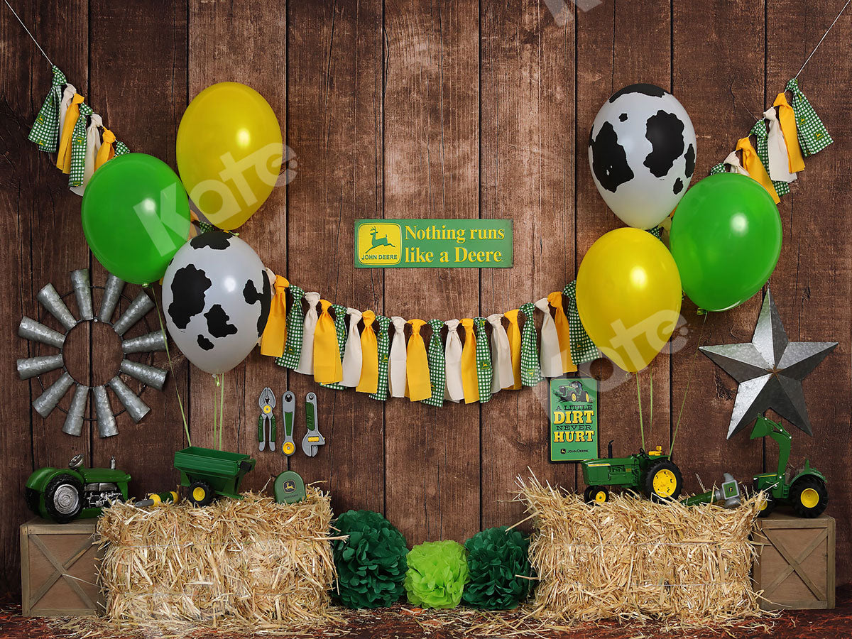 Kate Fall Tractor Celebration Backdrop - Kate Backdrop AU