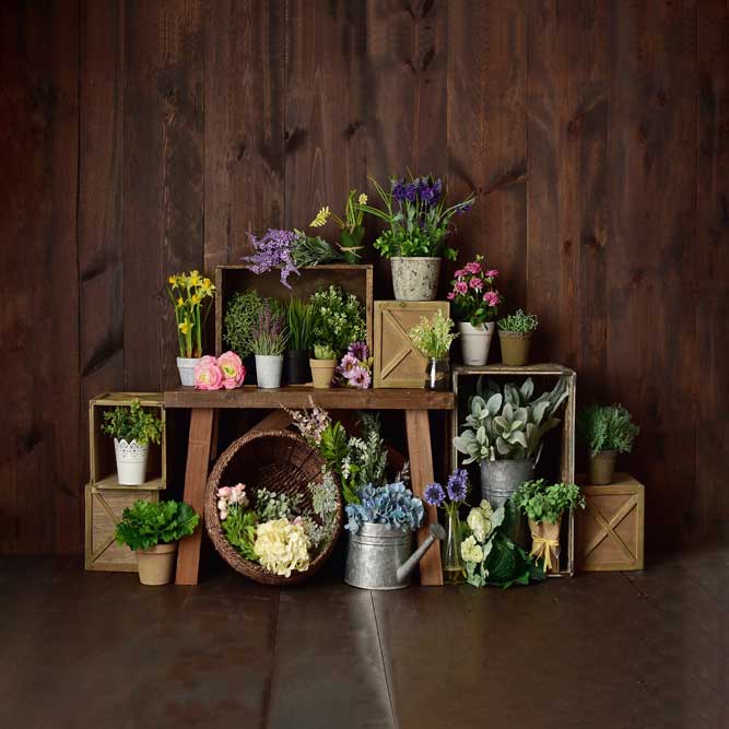 Kate Spring Flower Crates Backdrop Designed By Mandy Ringe Photography - Kate Backdrop AU
