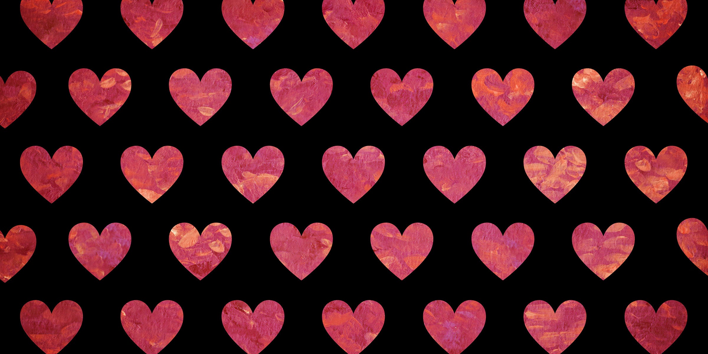 Kate Painted Heart Pattern Valentines Backdrop Designed By Mandy Ringe Photography - Kate Backdrop AU