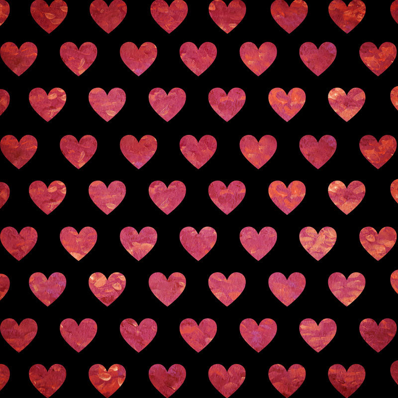 Kate Painted Heart Pattern Valentines Backdrop Designed By Mandy Ringe Photography - Kate Backdrop AU