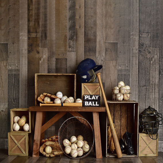 Kate Vintage Baseball Sports Backdrop Designed By Mandy Ringe Photography - Kate Backdrop AU