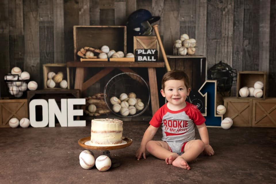 Kate Vintage Baseball Sports Backdrop Designed By Mandy Ringe Photography - Kate Backdrop AU