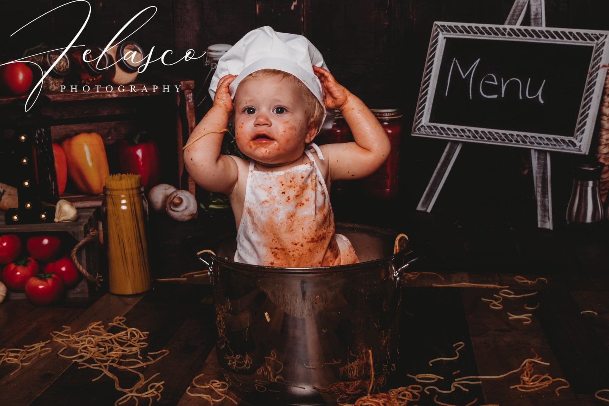 Kate Wood Kitchen Backdrop+Dark Wood Rubber Floor Mat - Kate Backdrop AU