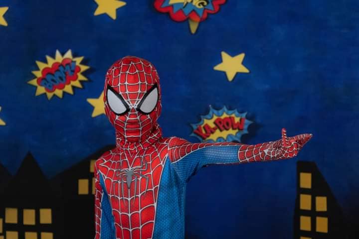 Kate Boom Super Hero Backdrop Designed by Arica Kirby - Kate Backdrop AU