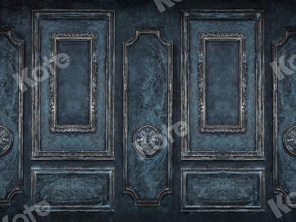 Kate Retro Blue Wall Door Photography Backdrops Wedding - Kate Backdrop AU