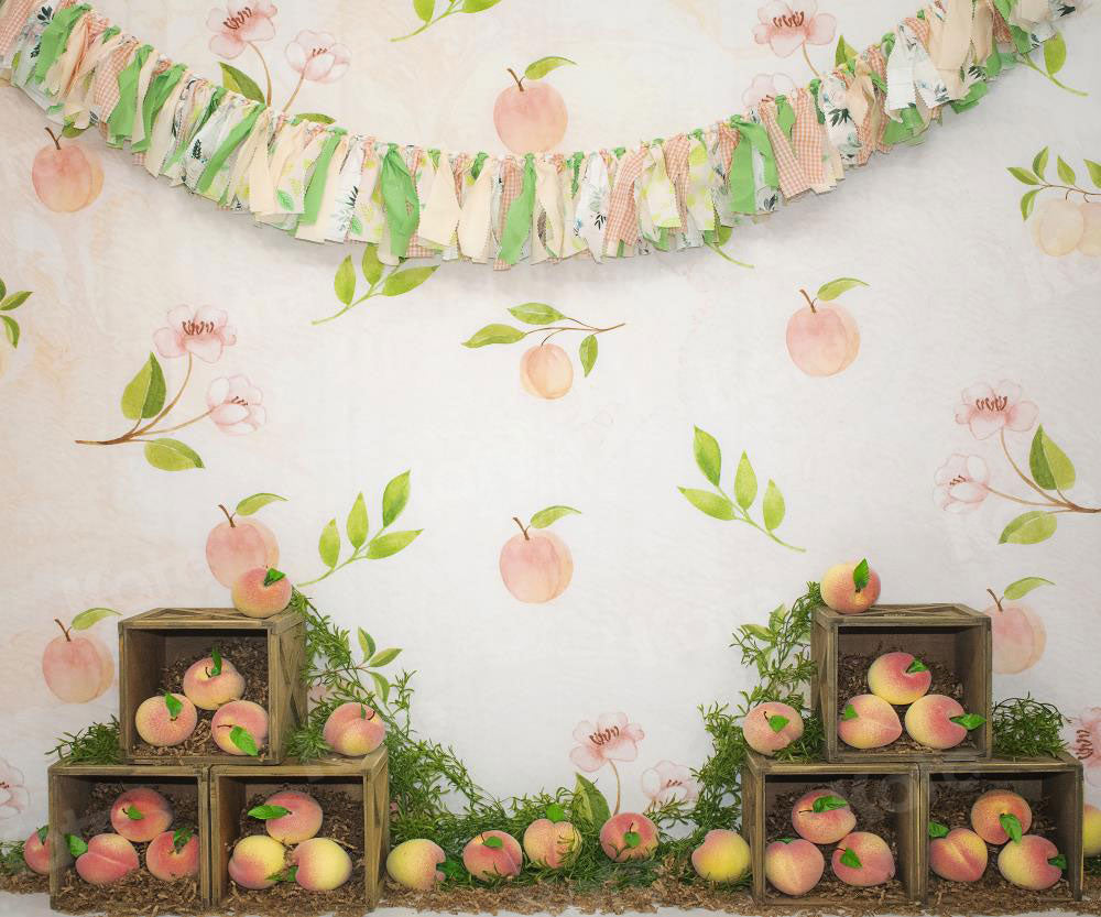 Kate Georgia Peach Backdrop Designed By Leann West - Kate Backdrop AU