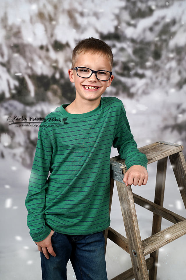 Kate Winter Forest Snow Backdrop Designed by Arica Kirby - Kate Backdrop AU