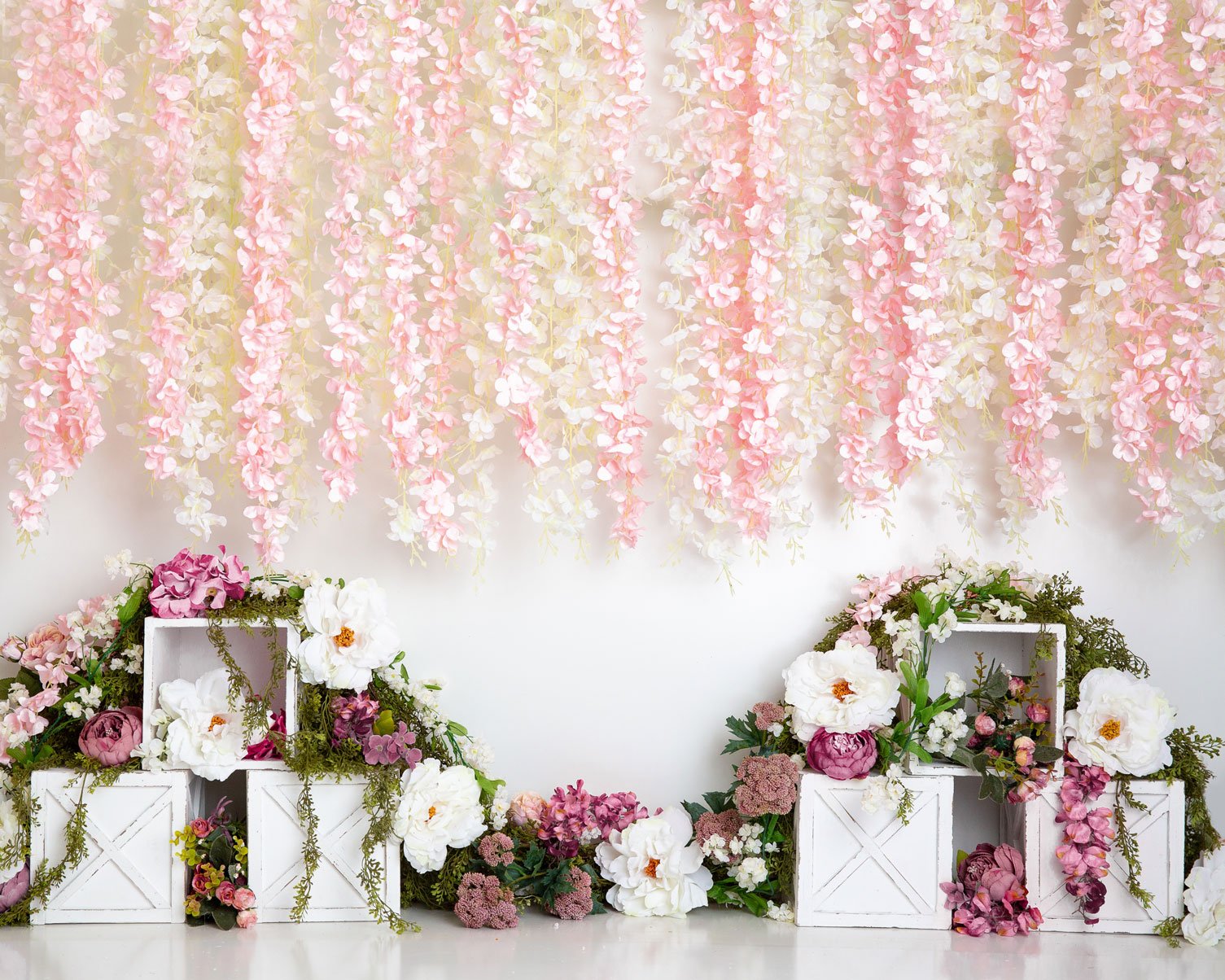 Kate Spring Florals Flower Wall Wedding Backdrop Designed By Megan Leigh Photography - Kate Backdrop AU