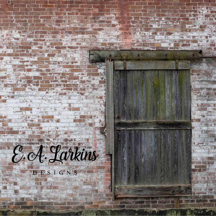 Kate Brick Wall with Door Backdrop Designed By Erin Larkins - Kate Backdrop AU