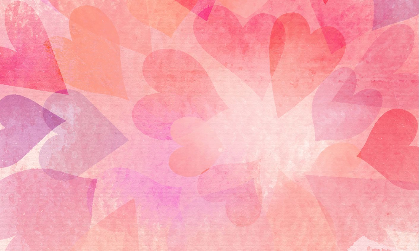 Kate Valentine's Day Pink Bokeh Hearts Backdrop Designed by Amanda Moffatt - Kate Backdrop AU