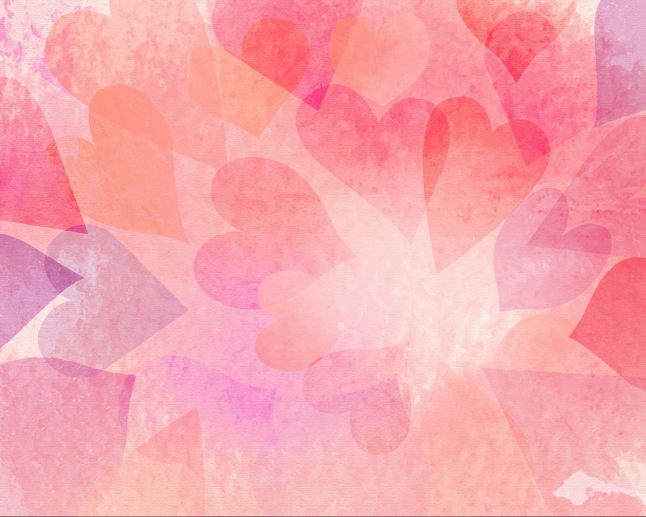 Kate Valentine's Day Pink Bokeh Hearts Backdrop Designed by Amanda Moffatt - Kate Backdrop AU