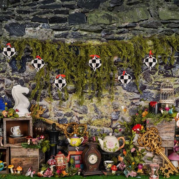 Kate Spring Alice Tea Fairy Tale Backdrop Designed by Arica Kirby - Kate Backdrop AU