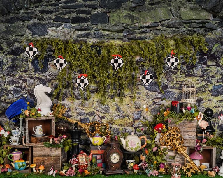 Kate Spring Alice Tea Fairy Tale Backdrop Designed by Arica Kirby - Kate Backdrop AU