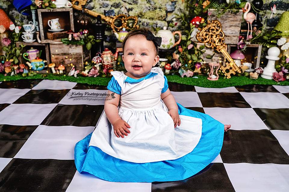 Kate Spring Alice Tea Fairy Tale Backdrop Designed by Arica Kirby - Kate Backdrop AU