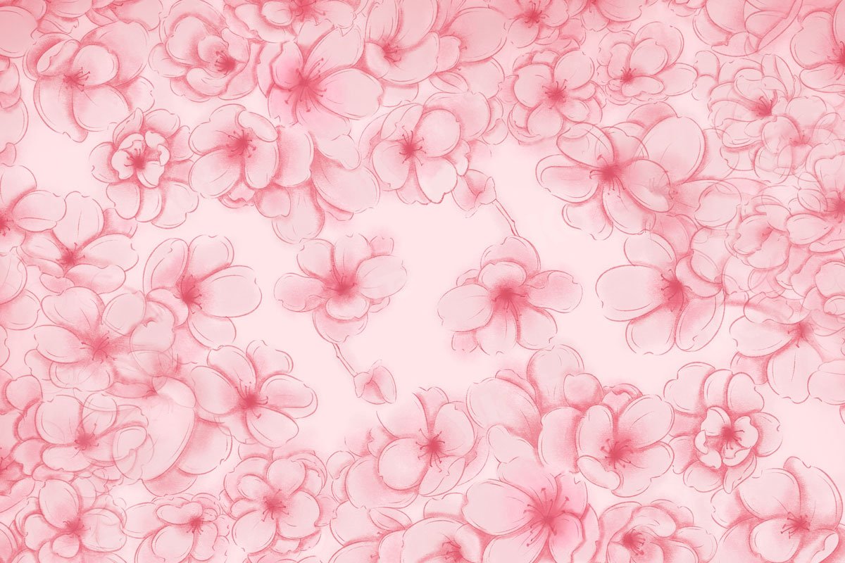 Kate Florals Pink Peach Blossom Backdrop for Photography - Kate Backdrop AU