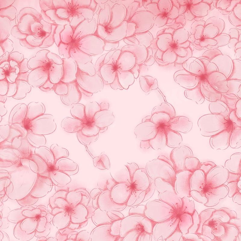 Kate Florals Pink Peach Blossom Backdrop for Photography - Kate Backdrop AU
