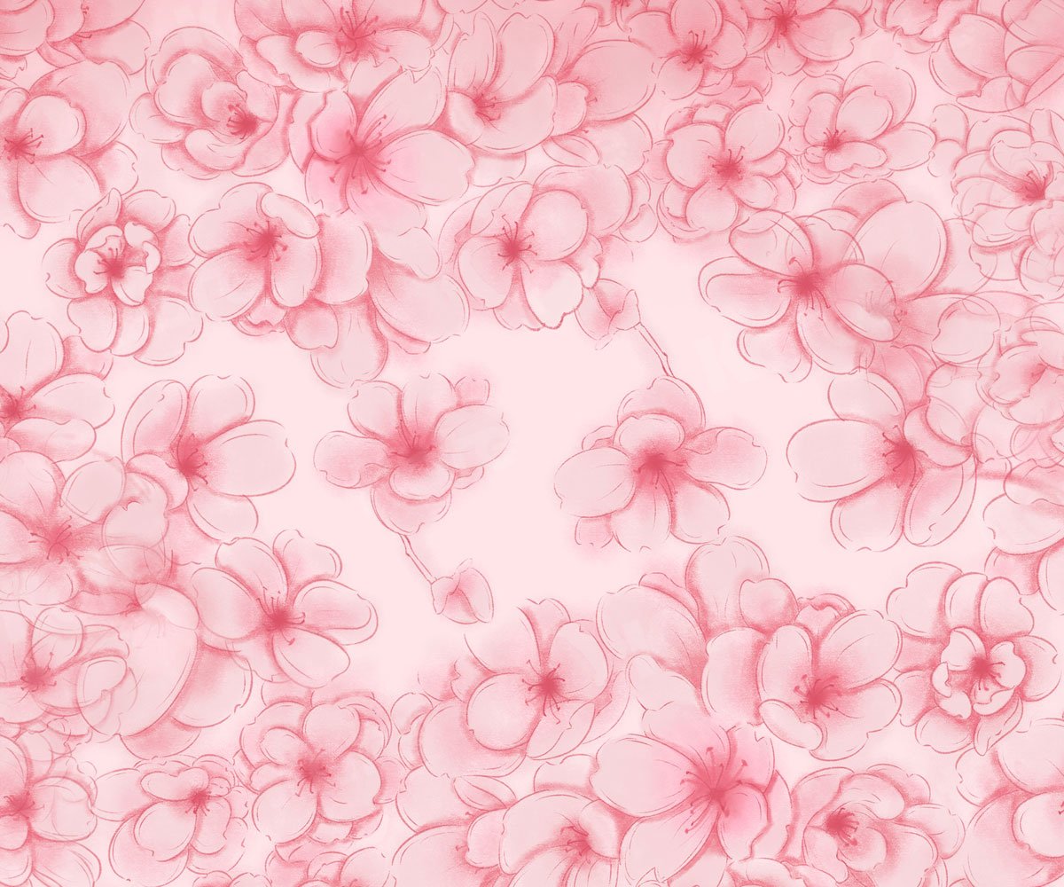 Kate Florals Pink Peach Blossom Backdrop for Photography - Kate Backdrop AU