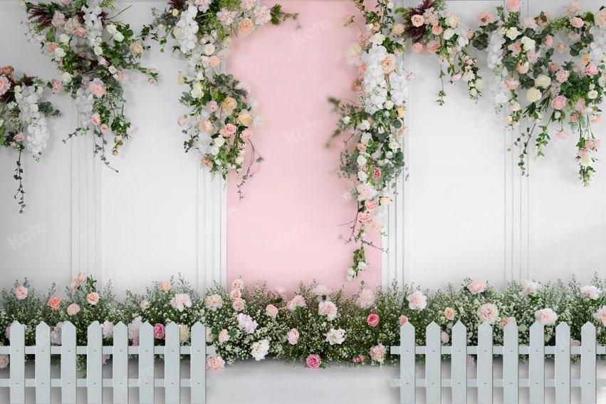 Kate Spring/wedding Roses Vine Wall Backdrop for Photography - Kate Backdrop AU