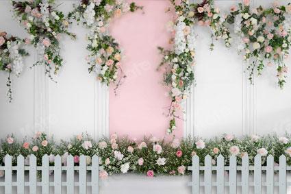 Kate Spring/wedding Roses Vine Wall Backdrop for Photography - Kate Backdrop AU