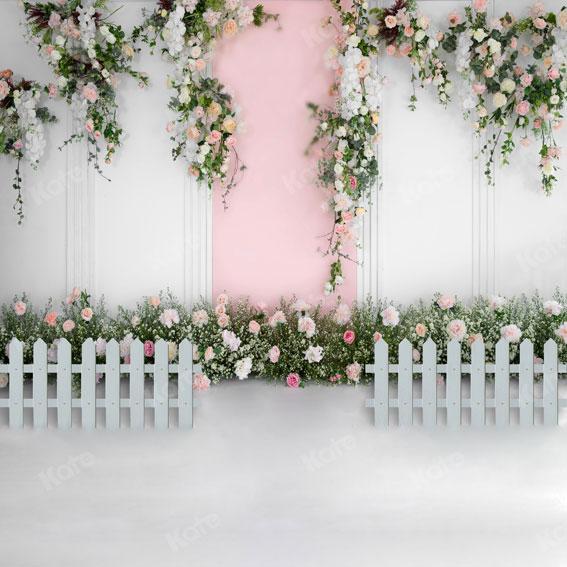 Kate Spring/wedding Roses Vine Wall Backdrop for Photography - Kate Backdrop AU