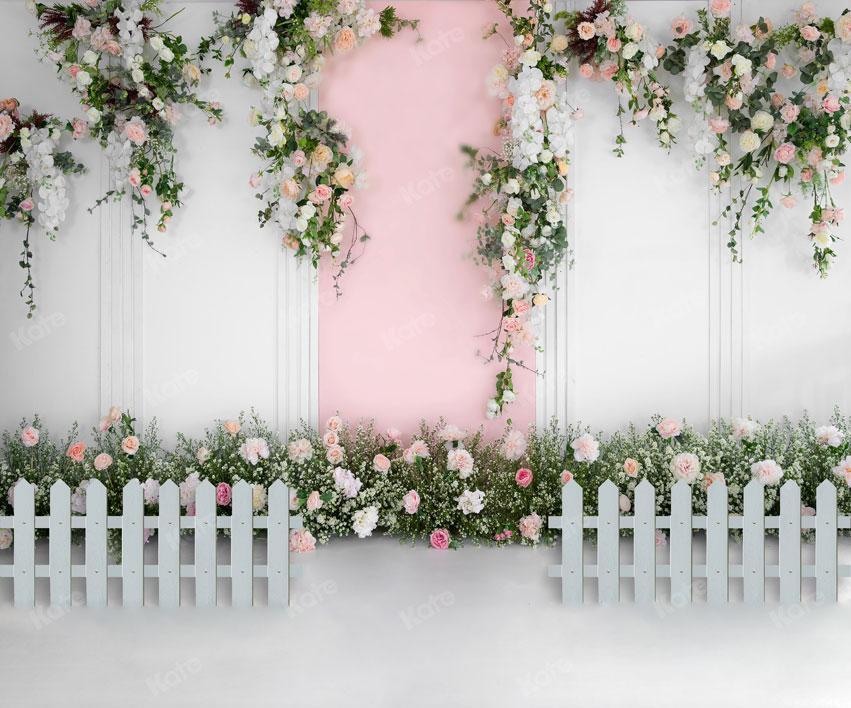 Kate Spring/wedding Roses Vine Wall Backdrop for Photography - Kate Backdrop AU