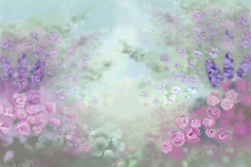 Kate Fine Art Blurry Florals Bush Backdrop for Photography - Kate Backdrop AU